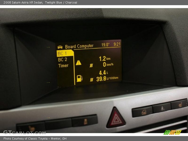 Twilight Blue / Charcoal 2008 Saturn Astra XR Sedan