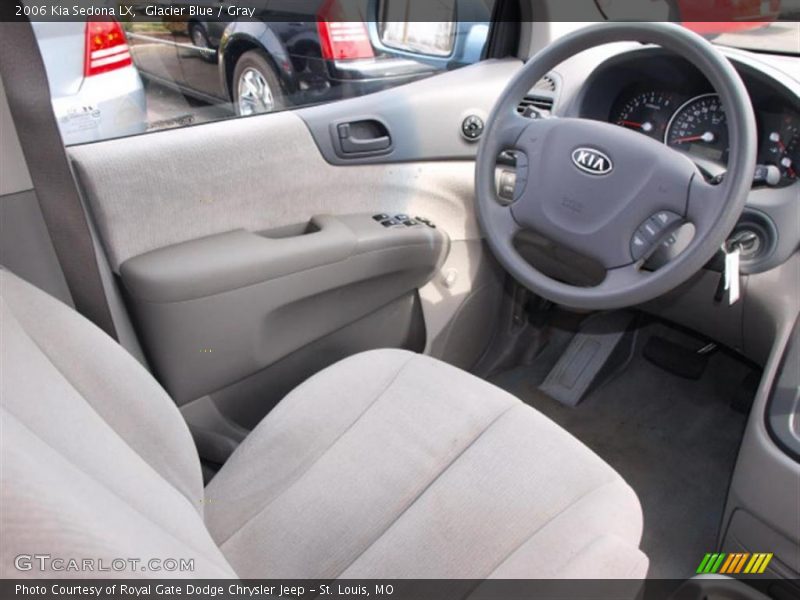 Glacier Blue / Gray 2006 Kia Sedona LX