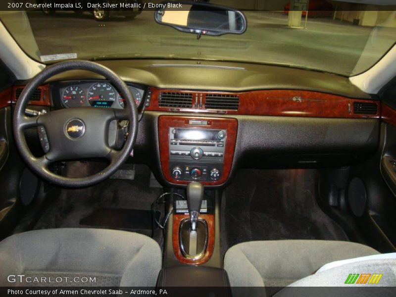 Dark Silver Metallic / Ebony Black 2007 Chevrolet Impala LS