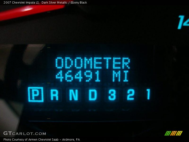 Dark Silver Metallic / Ebony Black 2007 Chevrolet Impala LS