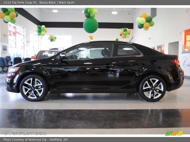 Ebony Black / Black Sport 2010 Kia Forte Koup SX