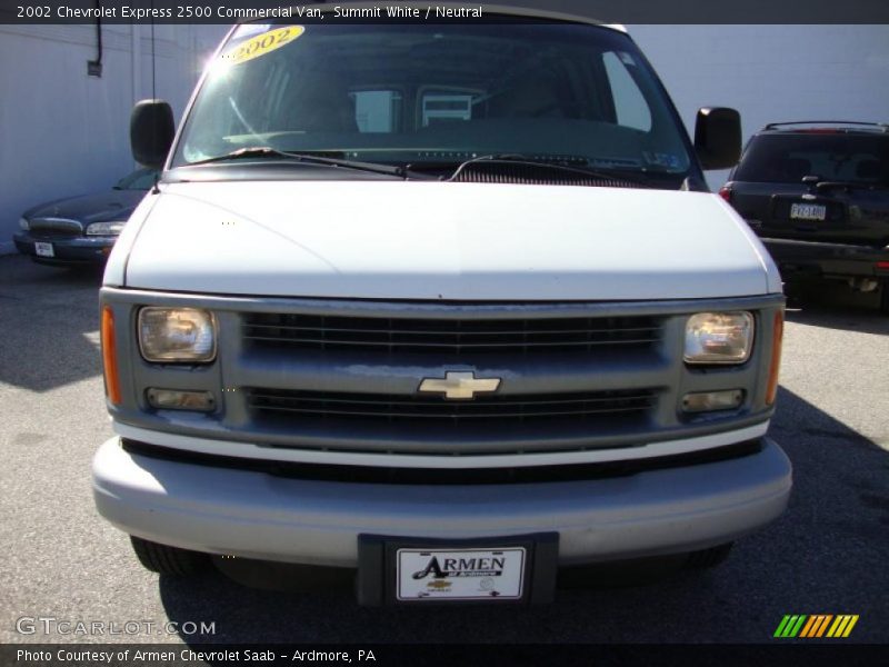 Summit White / Neutral 2002 Chevrolet Express 2500 Commercial Van