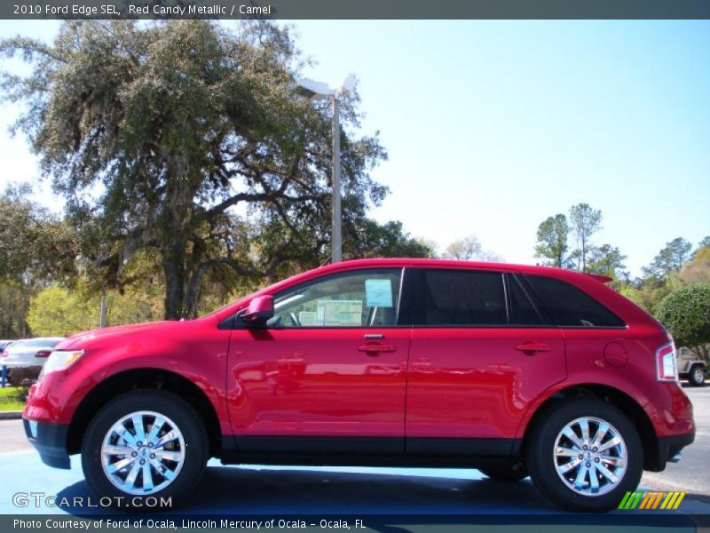 Red Candy Metallic / Camel 2010 Ford Edge SEL
