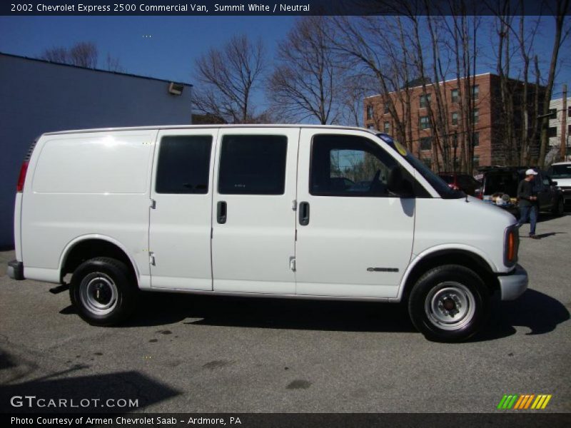 Summit White / Neutral 2002 Chevrolet Express 2500 Commercial Van