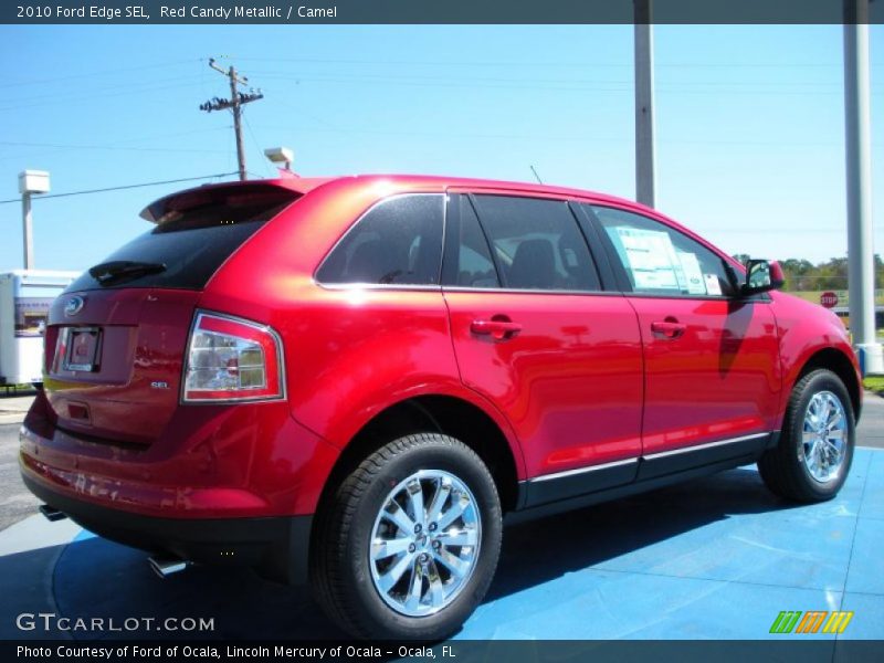 Red Candy Metallic / Camel 2010 Ford Edge SEL