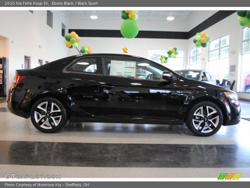 Ebony Black / Black Sport 2010 Kia Forte Koup SX