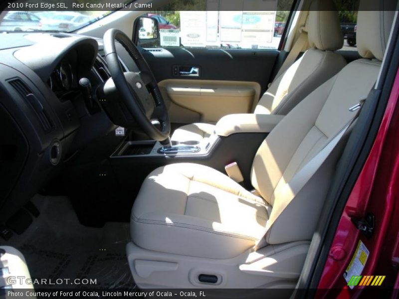 Red Candy Metallic / Camel 2010 Ford Edge SEL