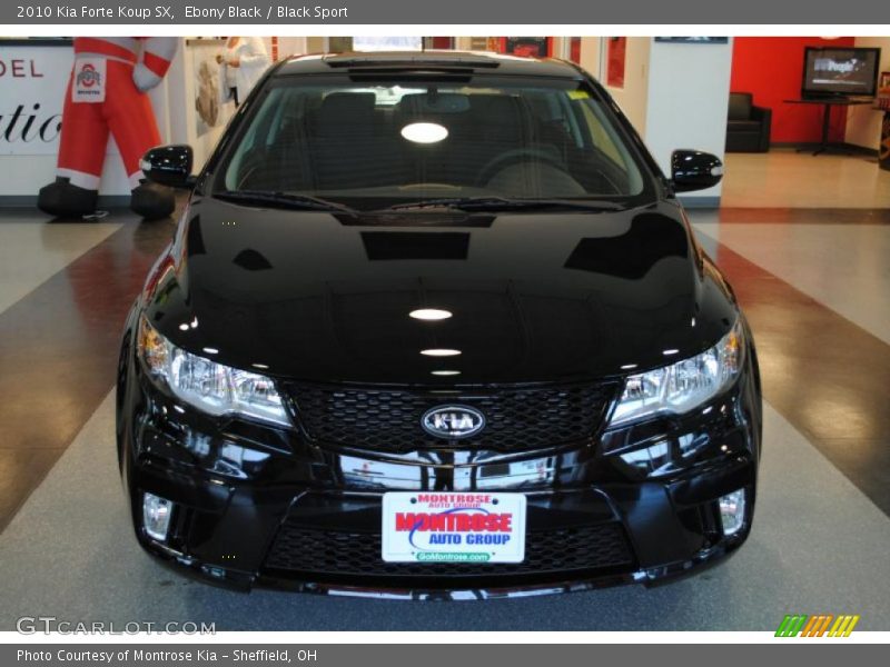 Ebony Black / Black Sport 2010 Kia Forte Koup SX