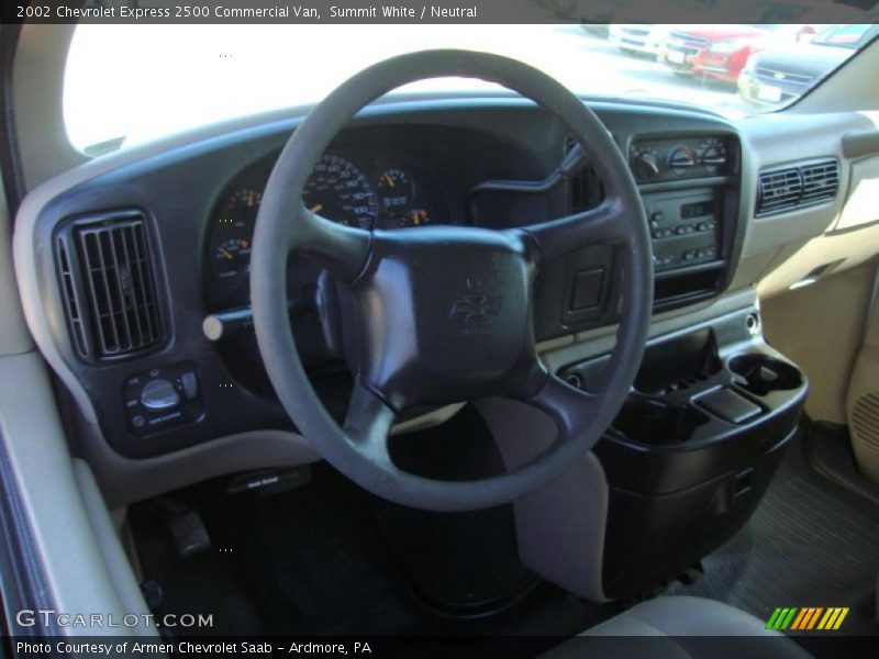 Summit White / Neutral 2002 Chevrolet Express 2500 Commercial Van