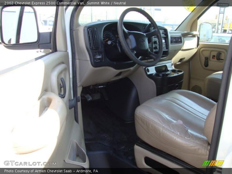 Summit White / Neutral 2002 Chevrolet Express 2500 Commercial Van