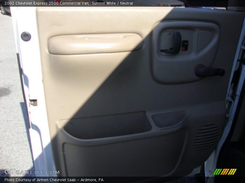 Summit White / Neutral 2002 Chevrolet Express 2500 Commercial Van