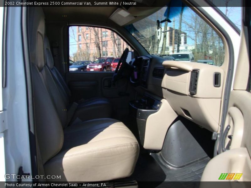 Summit White / Neutral 2002 Chevrolet Express 2500 Commercial Van