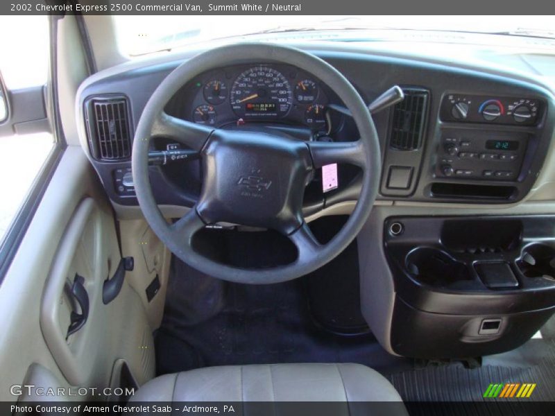 Summit White / Neutral 2002 Chevrolet Express 2500 Commercial Van