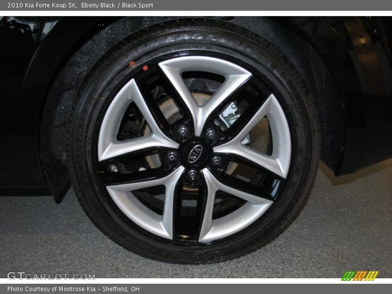 Ebony Black / Black Sport 2010 Kia Forte Koup SX