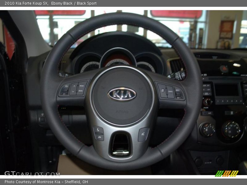 Ebony Black / Black Sport 2010 Kia Forte Koup SX
