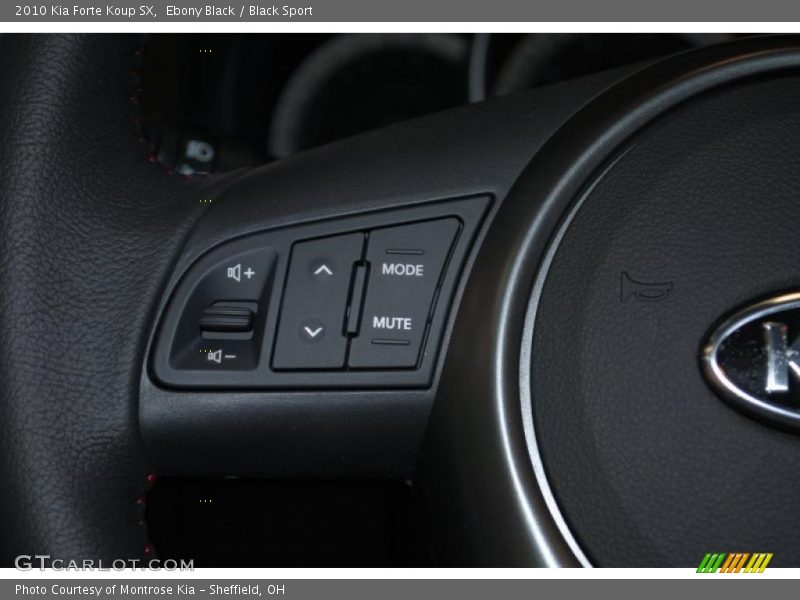 Ebony Black / Black Sport 2010 Kia Forte Koup SX