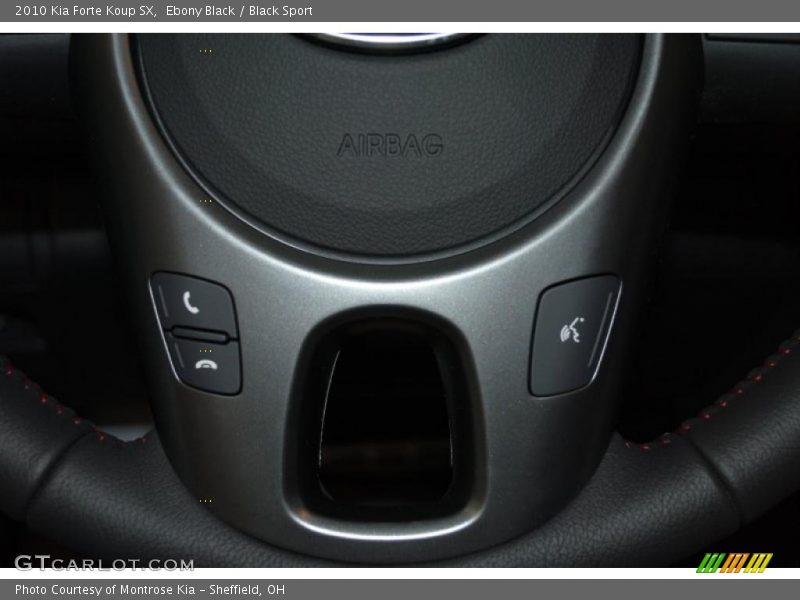 Ebony Black / Black Sport 2010 Kia Forte Koup SX