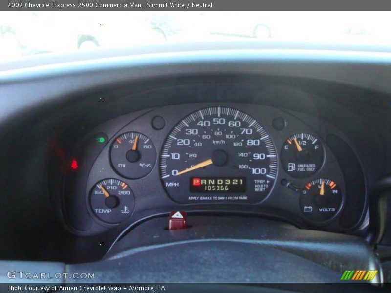 Summit White / Neutral 2002 Chevrolet Express 2500 Commercial Van