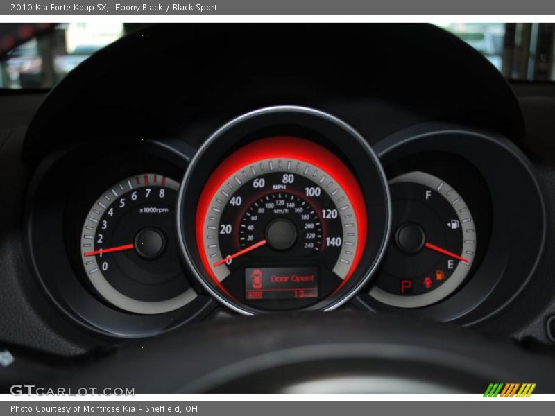 Ebony Black / Black Sport 2010 Kia Forte Koup SX