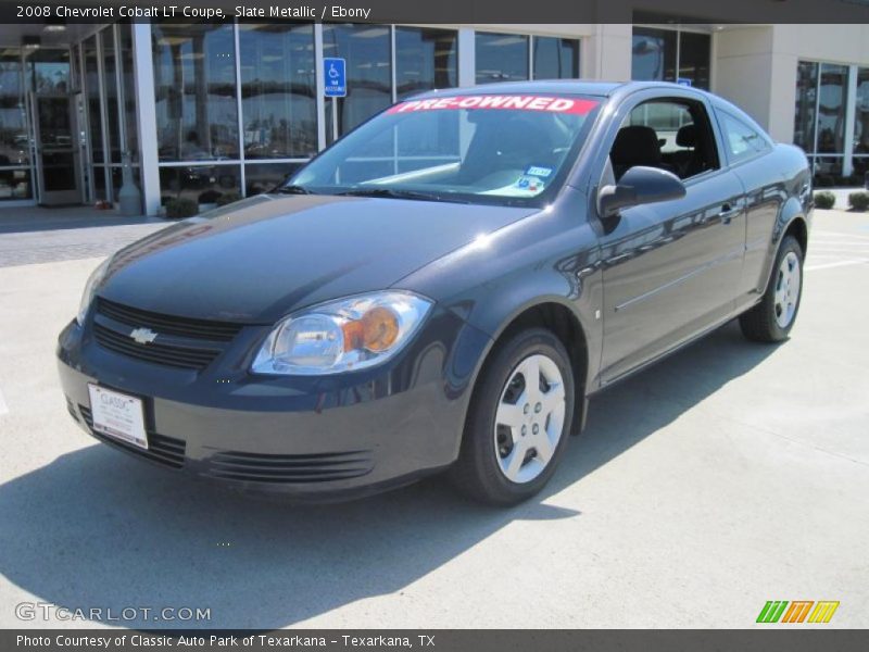Slate Metallic / Ebony 2008 Chevrolet Cobalt LT Coupe