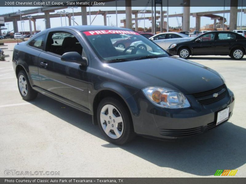 Slate Metallic / Ebony 2008 Chevrolet Cobalt LT Coupe