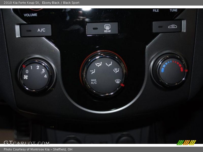 Ebony Black / Black Sport 2010 Kia Forte Koup SX