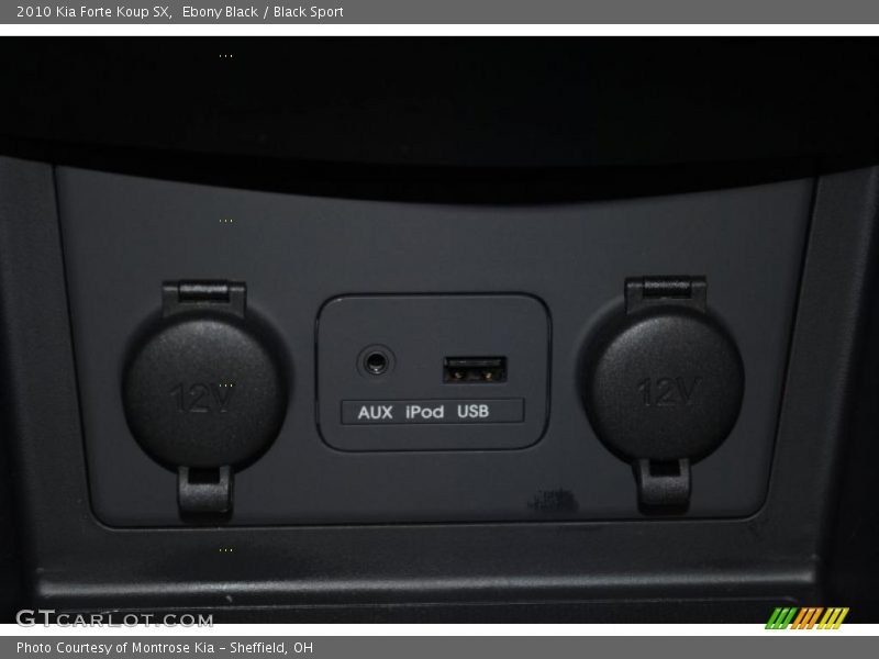 Ebony Black / Black Sport 2010 Kia Forte Koup SX