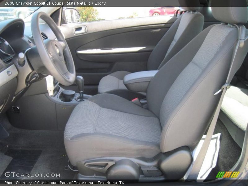 Slate Metallic / Ebony 2008 Chevrolet Cobalt LT Coupe