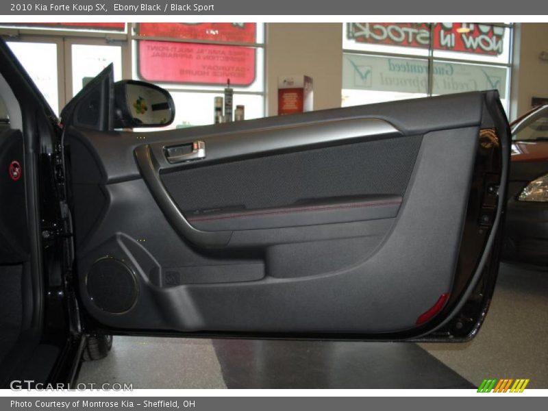Ebony Black / Black Sport 2010 Kia Forte Koup SX