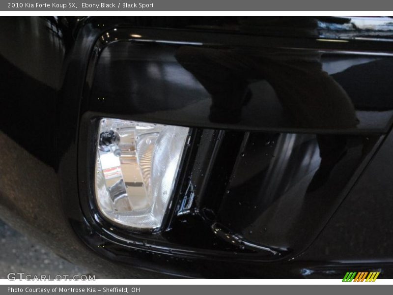 Ebony Black / Black Sport 2010 Kia Forte Koup SX