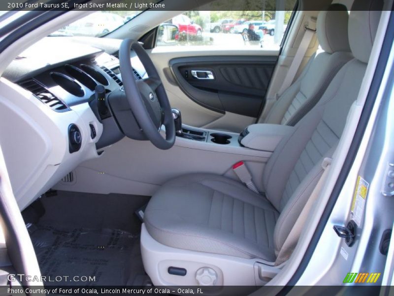 Ingot Silver Metallic / Light Stone 2010 Ford Taurus SE