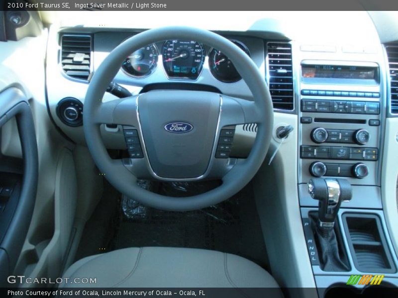 Ingot Silver Metallic / Light Stone 2010 Ford Taurus SE