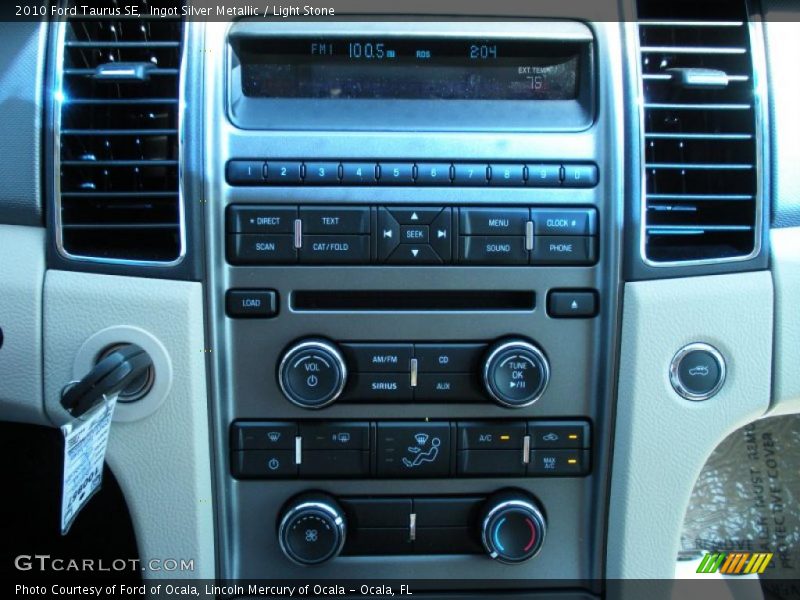Ingot Silver Metallic / Light Stone 2010 Ford Taurus SE