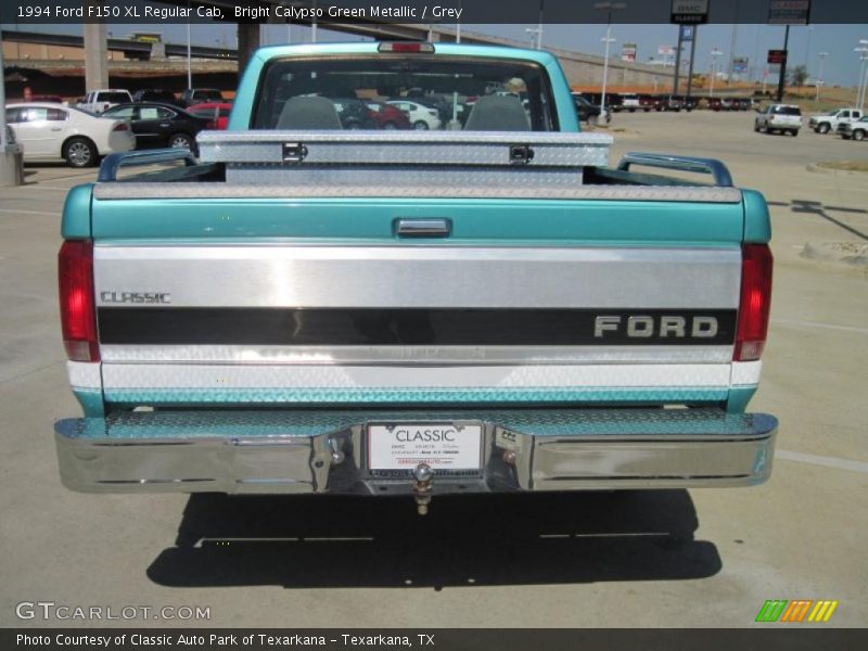 Bright Calypso Green Metallic / Grey 1994 Ford F150 XL Regular Cab