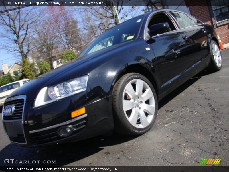 Brilliant Black / Amaretto 2007 Audi A6 4.2 quattro Sedan