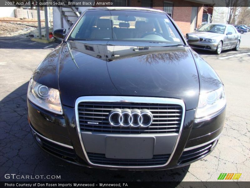 Brilliant Black / Amaretto 2007 Audi A6 4.2 quattro Sedan
