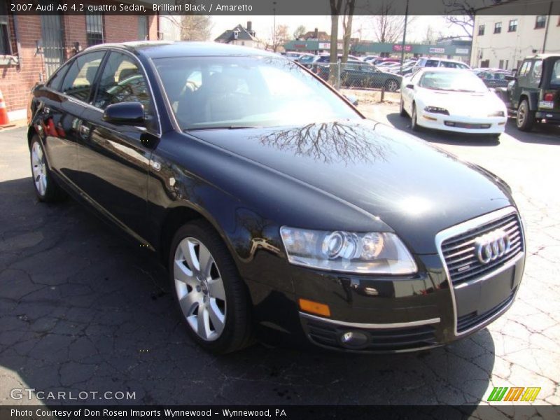 Brilliant Black / Amaretto 2007 Audi A6 4.2 quattro Sedan