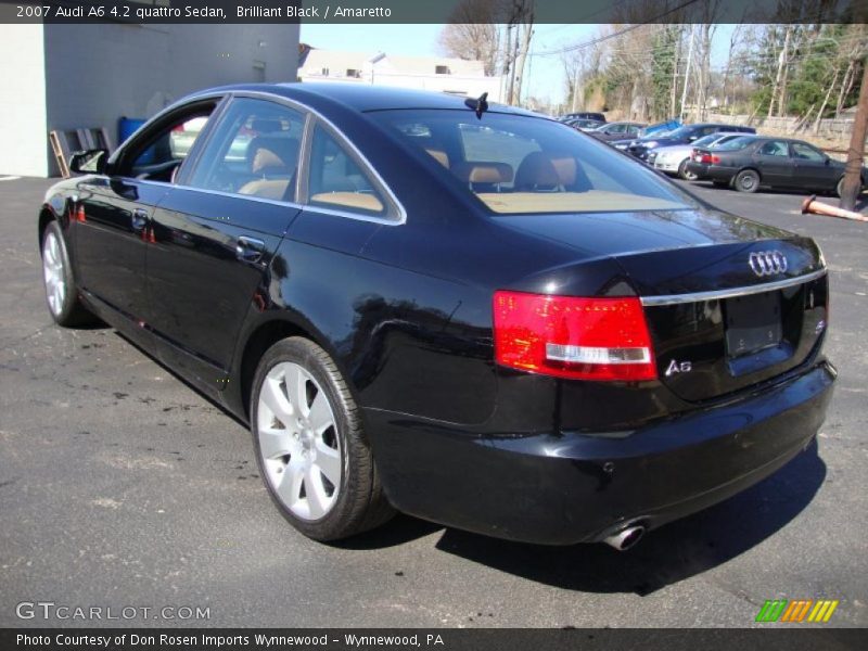Brilliant Black / Amaretto 2007 Audi A6 4.2 quattro Sedan