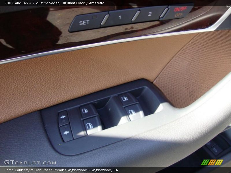 Brilliant Black / Amaretto 2007 Audi A6 4.2 quattro Sedan