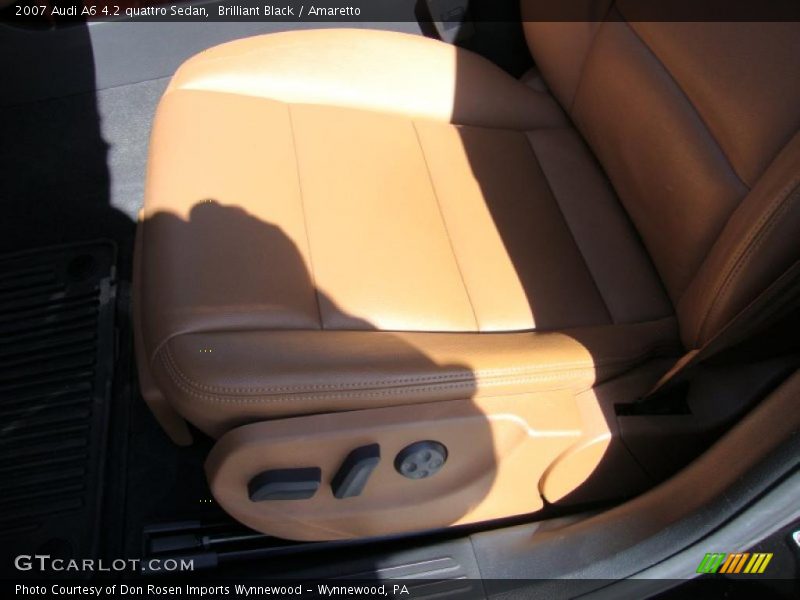 Brilliant Black / Amaretto 2007 Audi A6 4.2 quattro Sedan