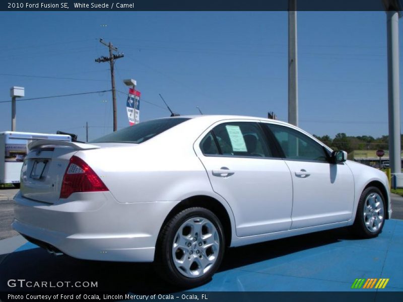 White Suede / Camel 2010 Ford Fusion SE