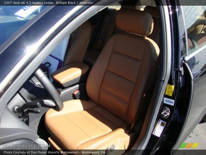 Brilliant Black / Amaretto 2007 Audi A6 4.2 quattro Sedan