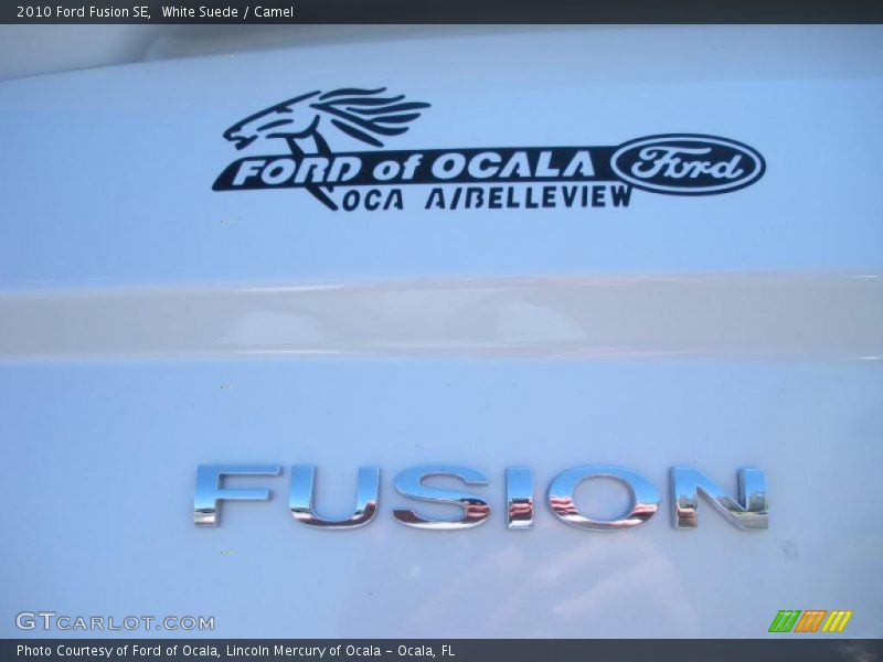 White Suede / Camel 2010 Ford Fusion SE