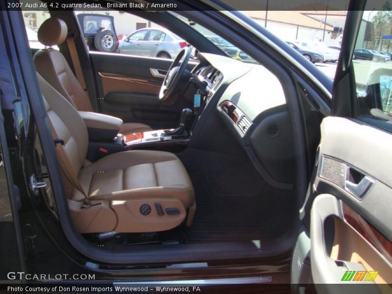 Brilliant Black / Amaretto 2007 Audi A6 4.2 quattro Sedan