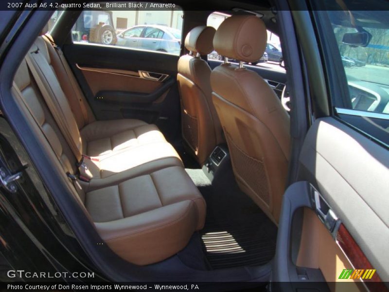 Brilliant Black / Amaretto 2007 Audi A6 4.2 quattro Sedan
