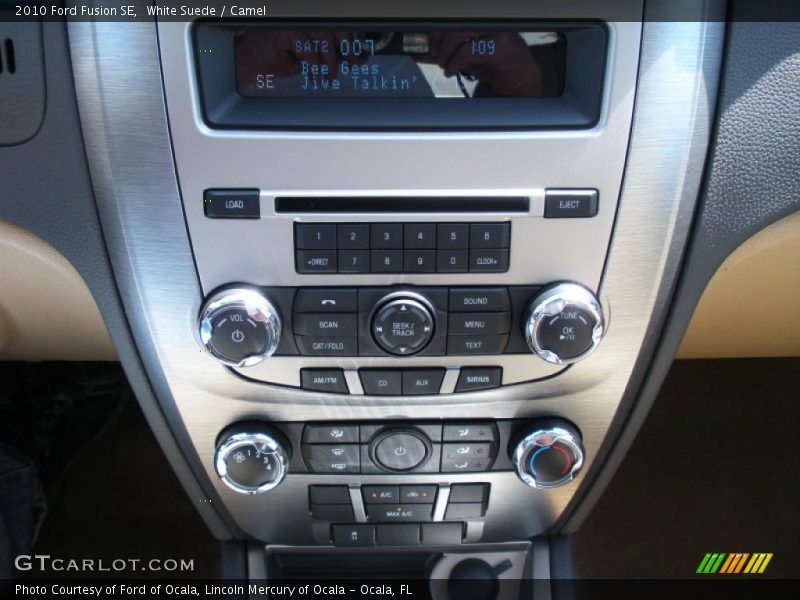 White Suede / Camel 2010 Ford Fusion SE