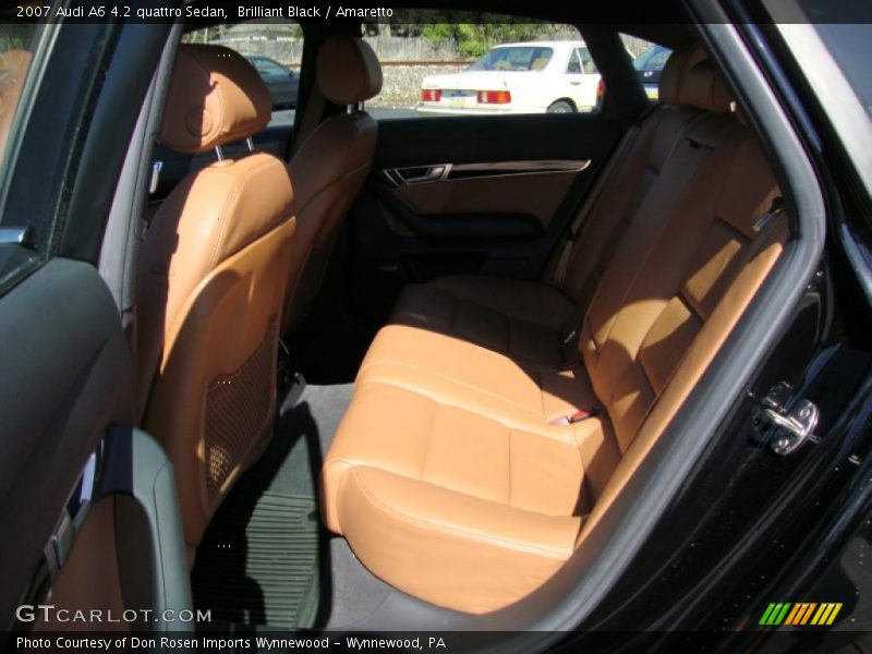 Brilliant Black / Amaretto 2007 Audi A6 4.2 quattro Sedan