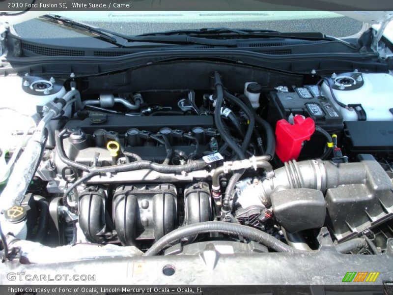 White Suede / Camel 2010 Ford Fusion SE