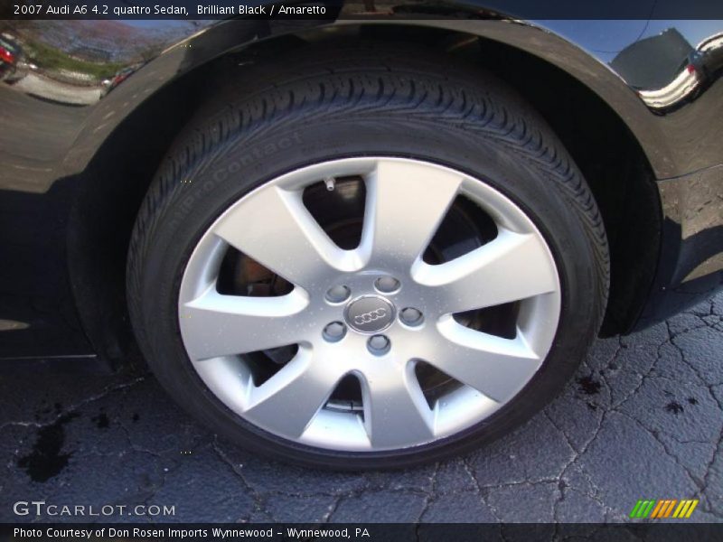 Brilliant Black / Amaretto 2007 Audi A6 4.2 quattro Sedan