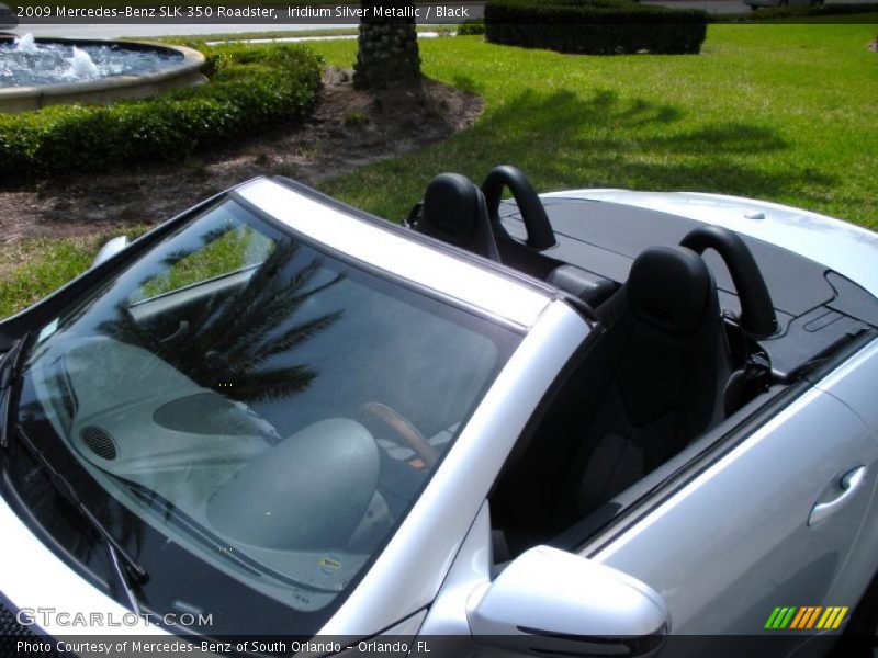 Iridium Silver Metallic / Black 2009 Mercedes-Benz SLK 350 Roadster